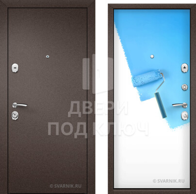 Входная стальная дверь со скрытыми петлями в квартиру ДПК-12988