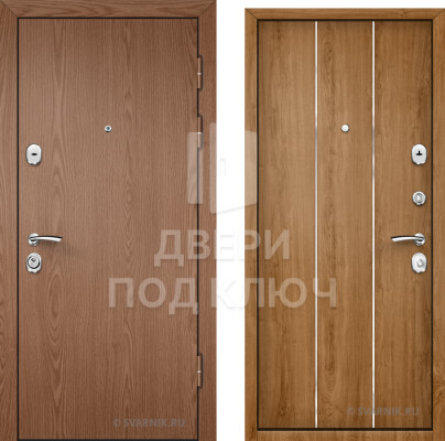 Утепленная металлическая входная дверь в коттедж ДПК-9871