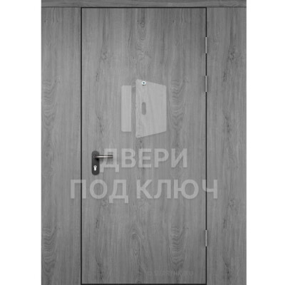 Тамбурная глухая дверь с перегородкой ДПК-14746